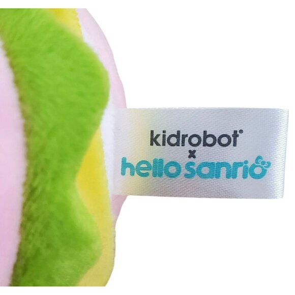 Sanrio Plush Burger Charm Clip Kidrobot Jacket Backpack Zipper Pull Key LALA - Picture 6 of 9